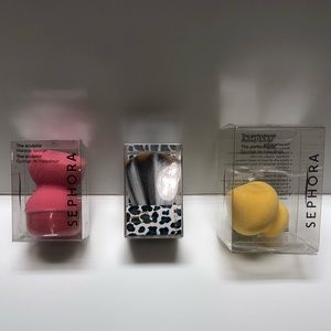 Sephora Sponge & Brush Trio: ALL BNIB